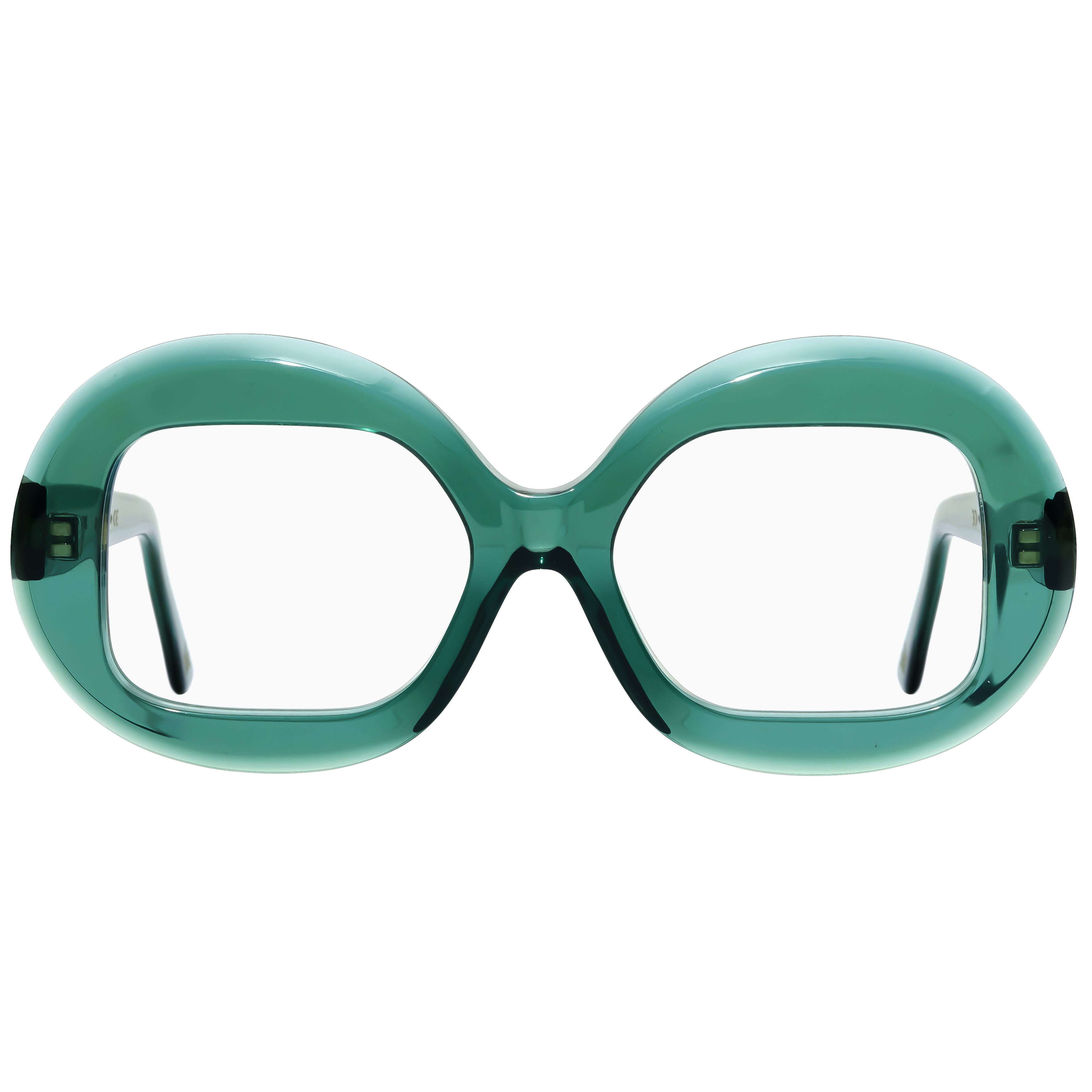 Transparent Green look