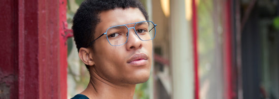 Blue Eyeglasses & Sunglasses