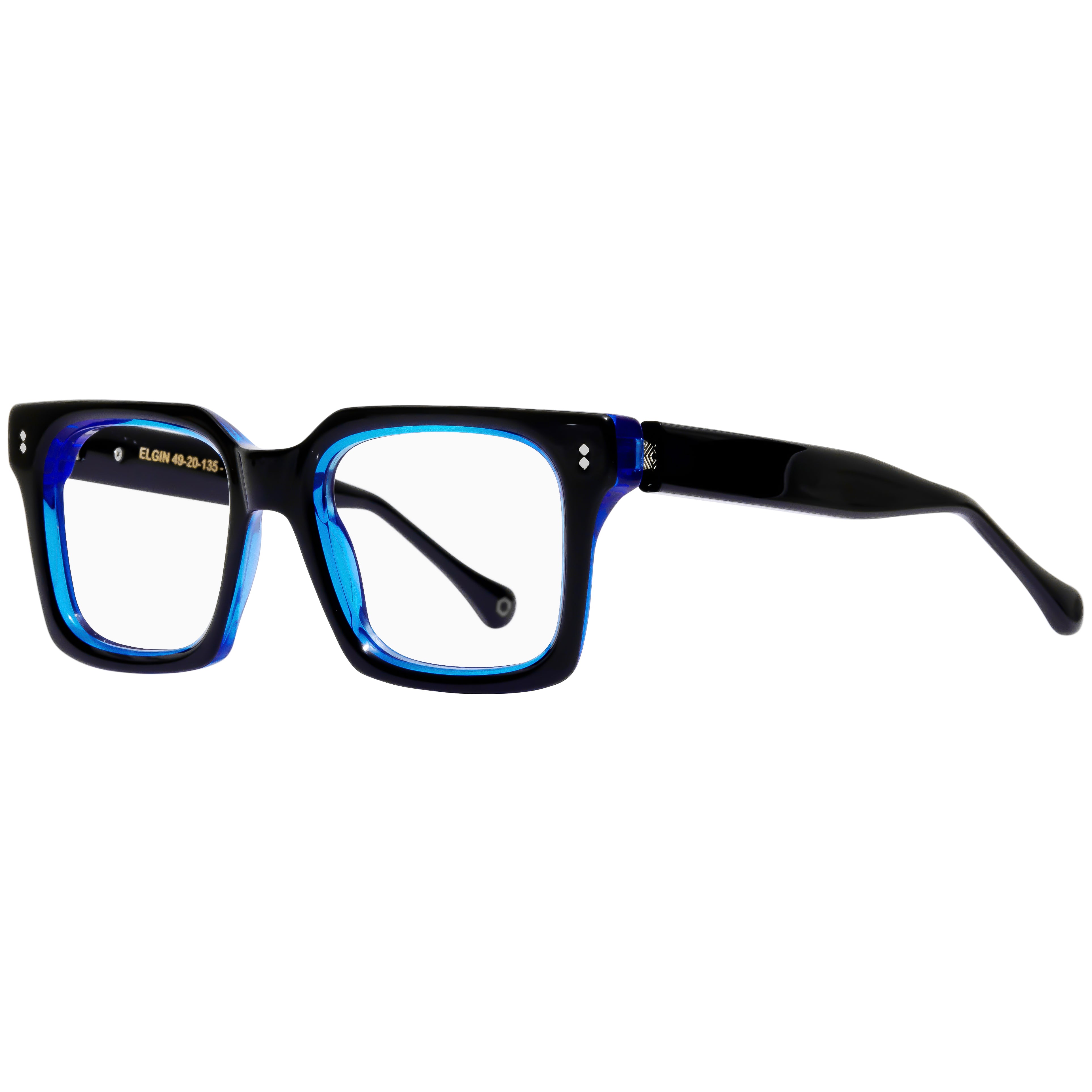 Blue on Black-side